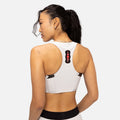 Thumbnail of Cadence™ Corset Bra, White with Black - Bandit x ASICS