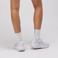 Thumbnail of Lite Run™ Quarter Socks "Vertical Bandit" - White with Port - 2 Pack