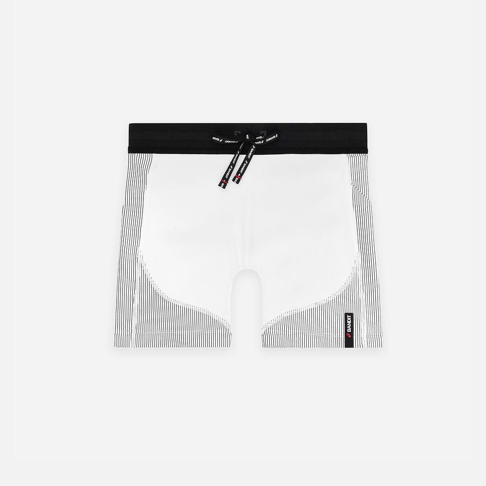 Cadence Stripe™ 5” Compression Shorts - Bandit x ASICS