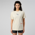 Thumbnail of Abstract Multi-Runner Cotton Tee, Unisex - Champagne