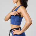 Thumbnail of Stamina™ Scoop Neck Race Crop - Space Blue
