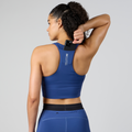 Thumbnail of Stamina™ Scoop Neck Race Crop - Space Blue