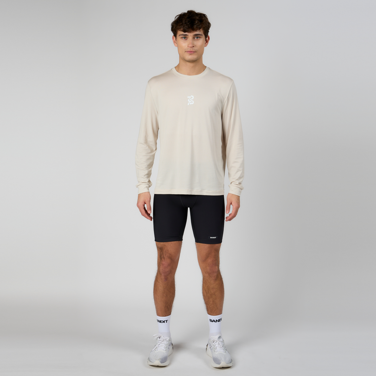 Micromesh™ Evolve Long Sleeve  Tee - Unisex, Champagne