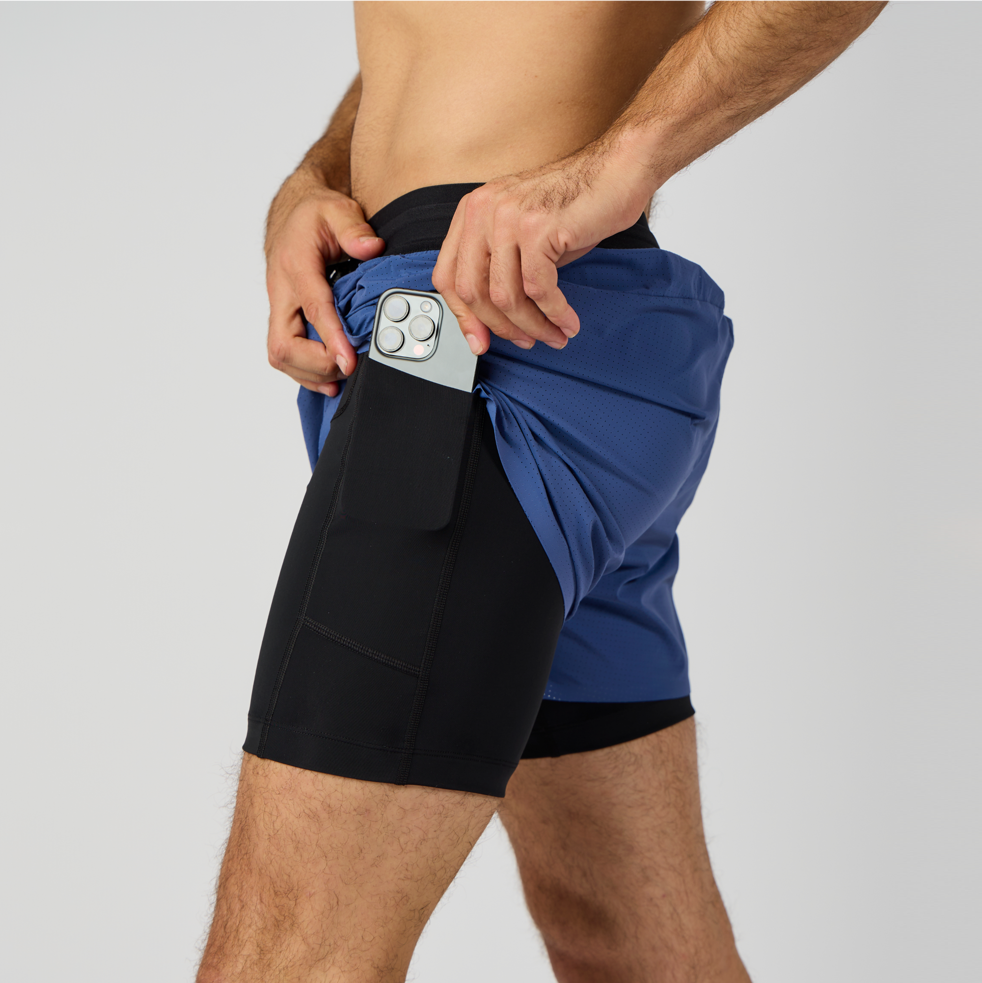 Vento™ 4" 2-in-1 Short, Men's - Space Blue