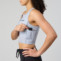 Thumbnail of Ares Flex™ Zip Front Race Crop - Current Check
