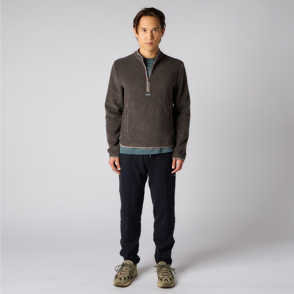 Japanese Wool Quarter Zip - Unisex