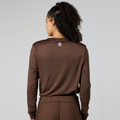 Thumbnail of Micromesh™ Performance Long Sleeve Tee - Unisex, Umber