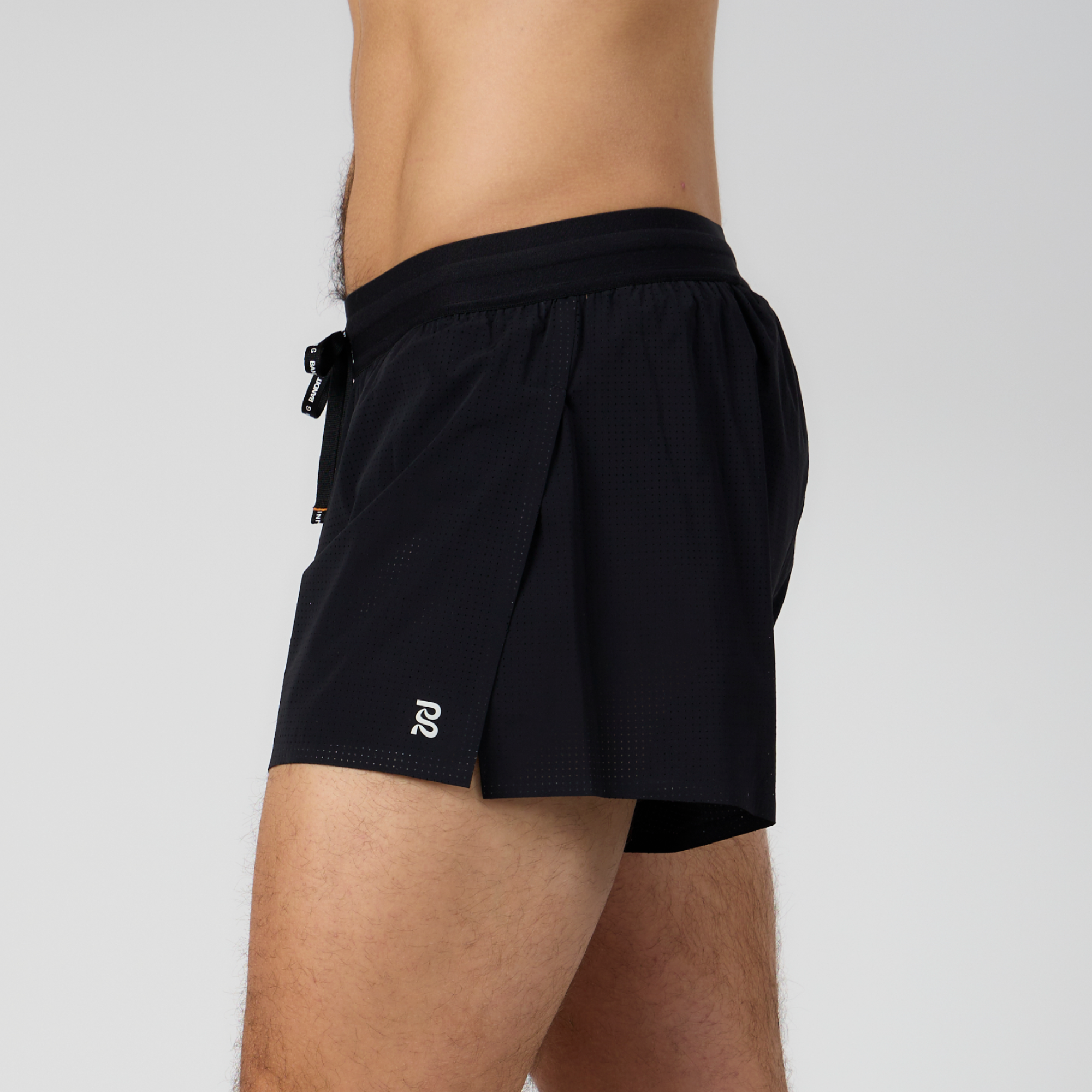 Men's Side Split Shorts in Black | Bandit Running Men's Side Split Shorts in Black | Bandit Running
