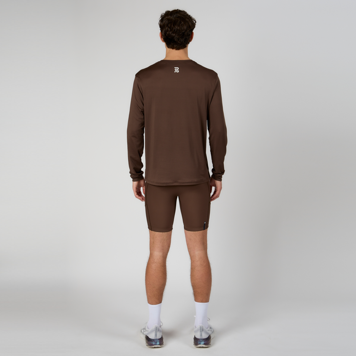 Micromesh™ Performance Long Sleeve Tee - Unisex, Umber