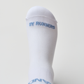 Thumbnail of Lite Run™️ Quarter Socks - White with Skyline - 2 Pack