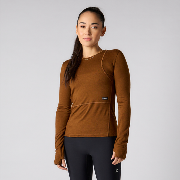 Merino Wool Long Sleeve Womens Trails Trail