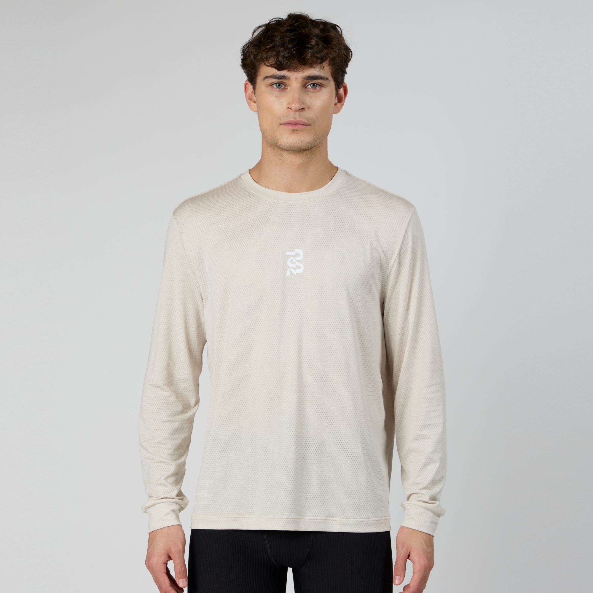 Micromesh™ Evolve Long Sleeve  Tee - Unisex, Champagne