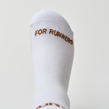 Thumbnail of Lite Run™️ Quarter Socks - White with Nutmeg - 2 Pack