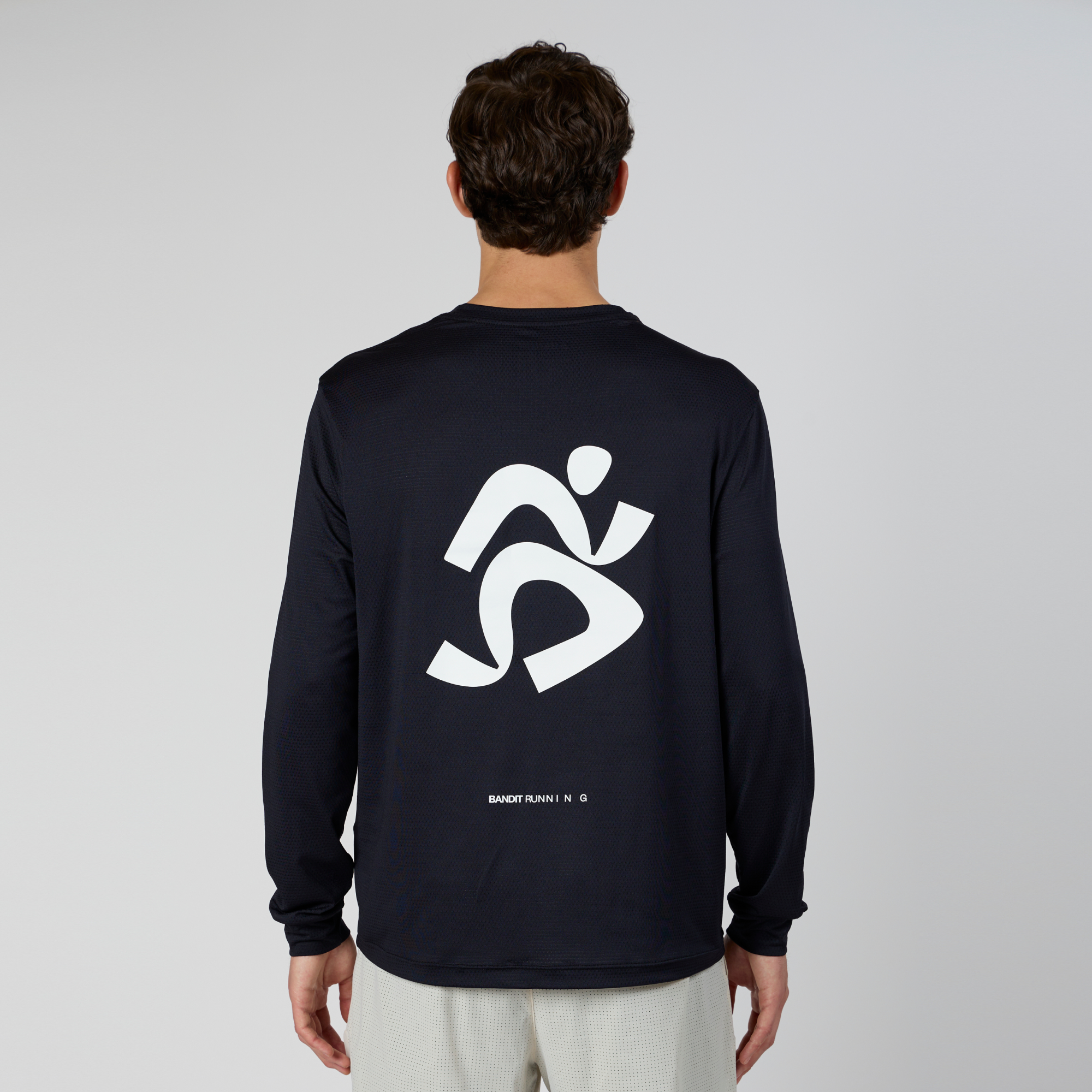 Micromesh™ Current Runner Long Sleeve Tee Unisex, Black