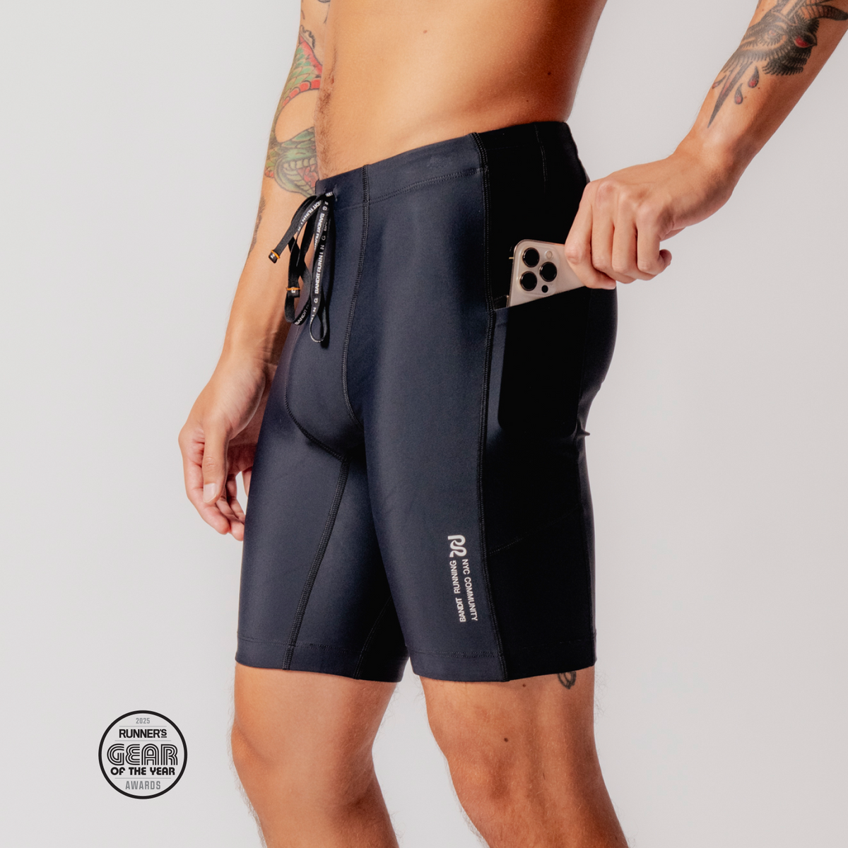 Running Half Tights With 7 Pockets