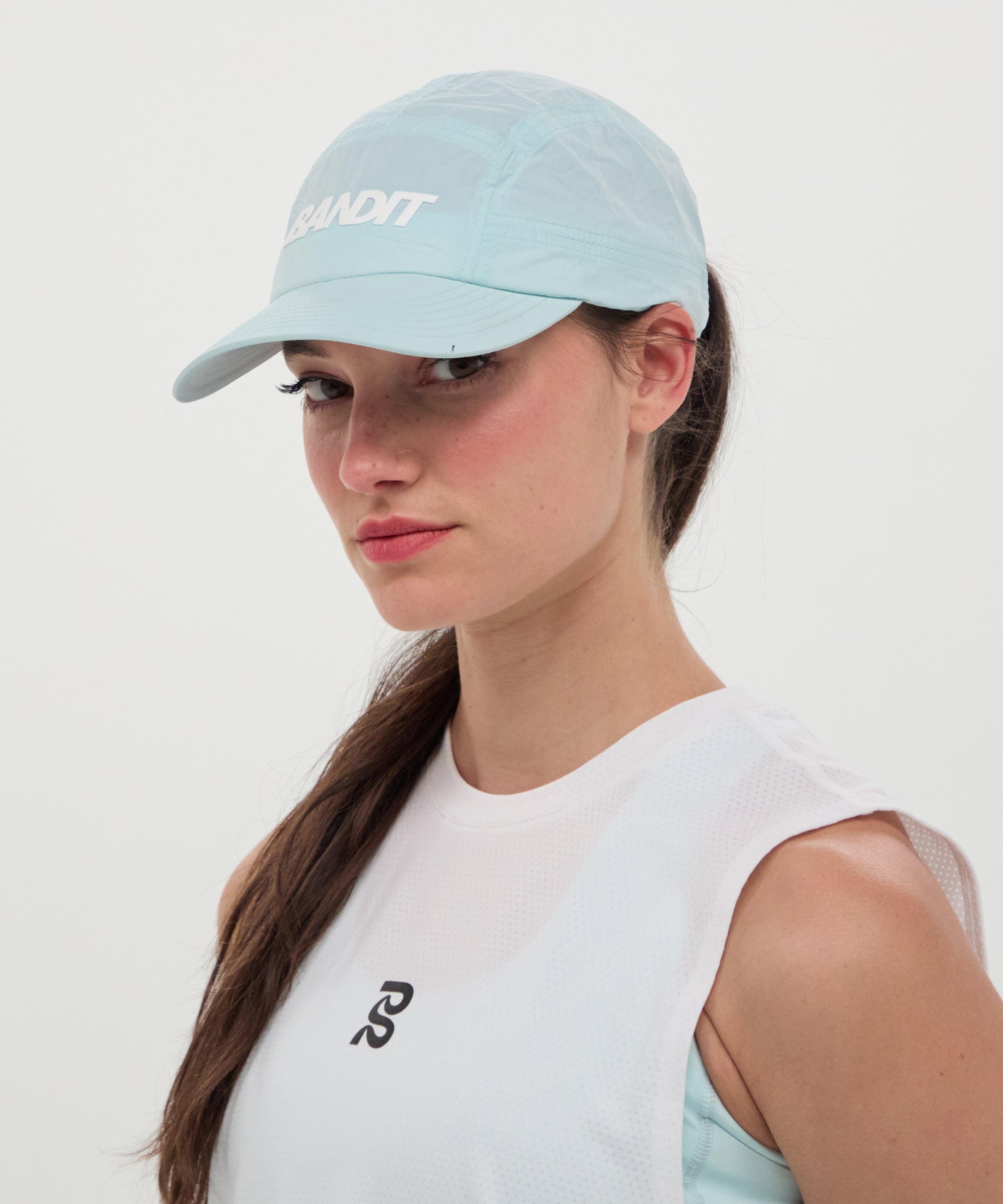 Bandit Speed Nylon Run Hat - Minty Blue