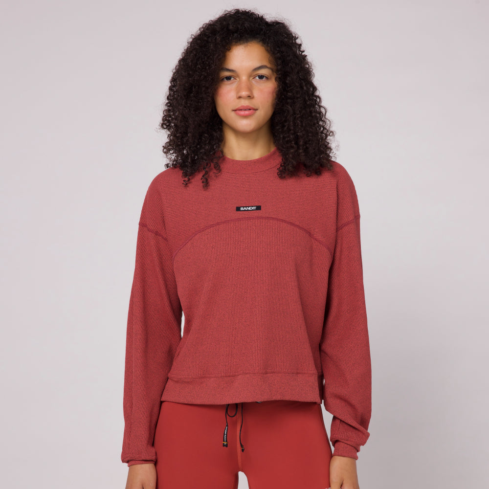 CremieuxnFrench Rib Mockneck Pullover newest