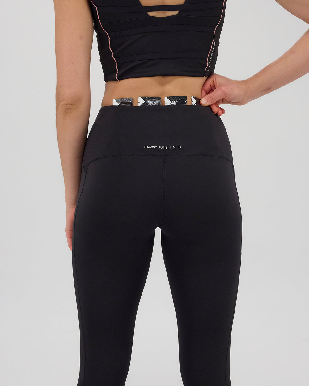 Stamina™ Pop Stitch™ High Waist Leggings - Black