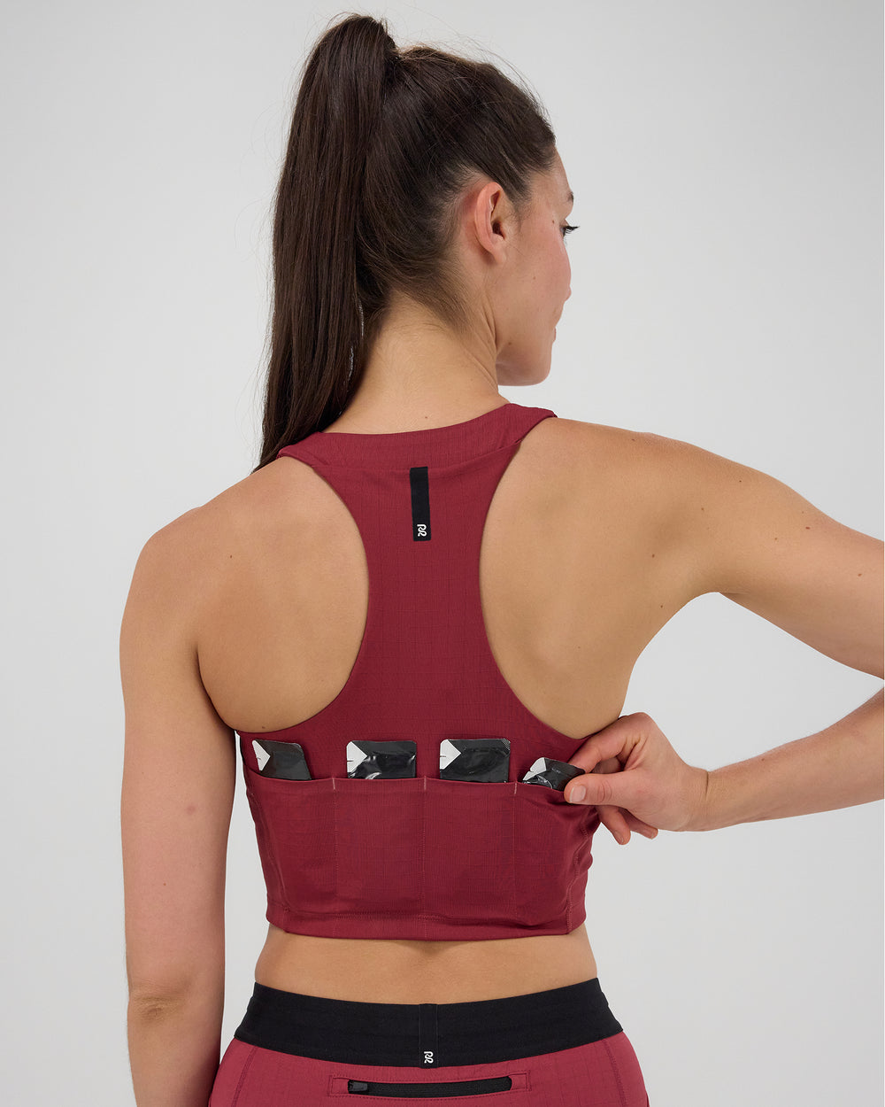Gridlock™ Zip Front Race Crop - Berry