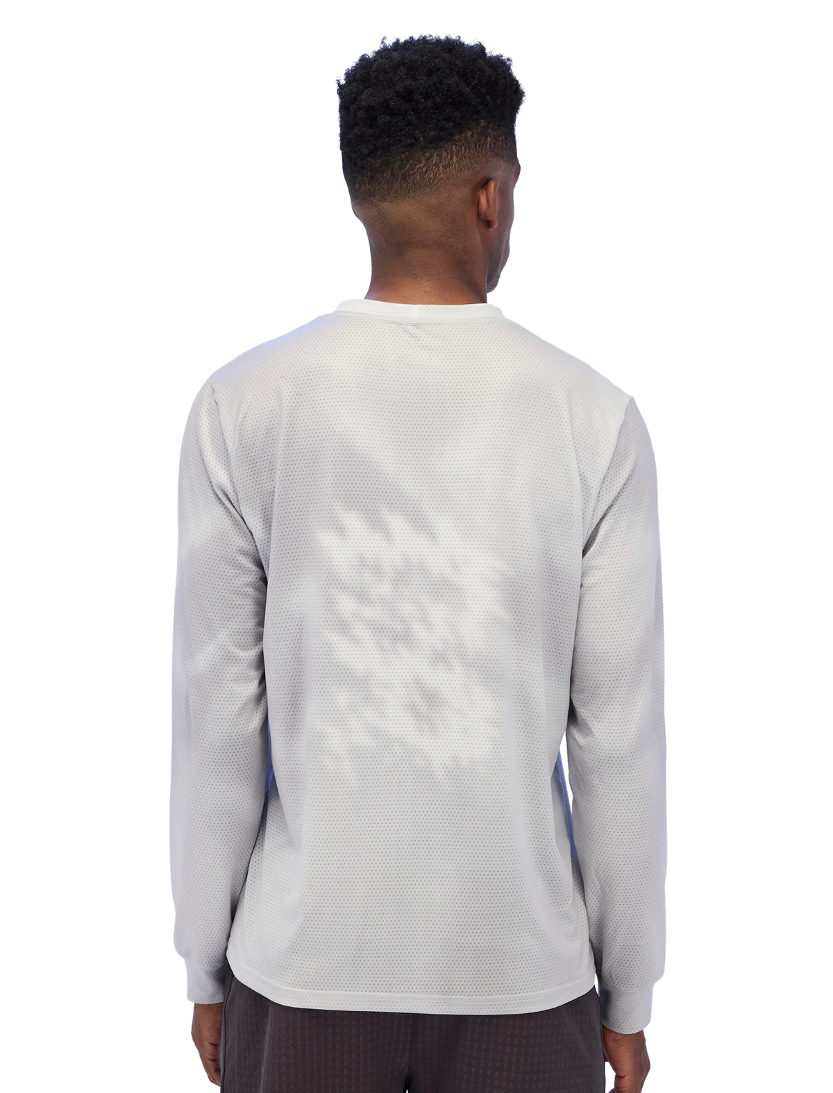Men's Micromesh™ Long Sleeve Tee - Ash Gradient