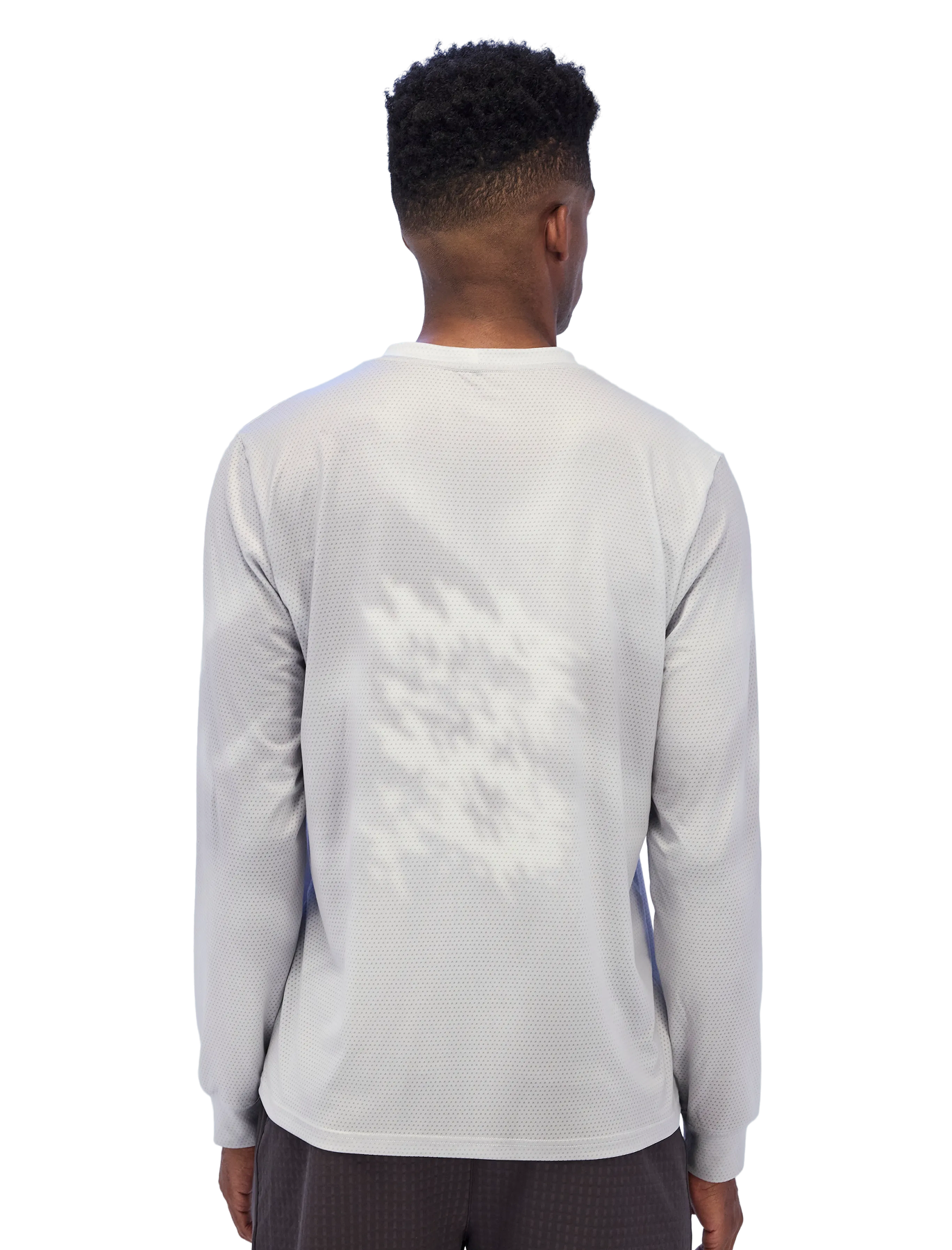 Men's Micromesh™ Long Sleeve Tee - Ash Gradient