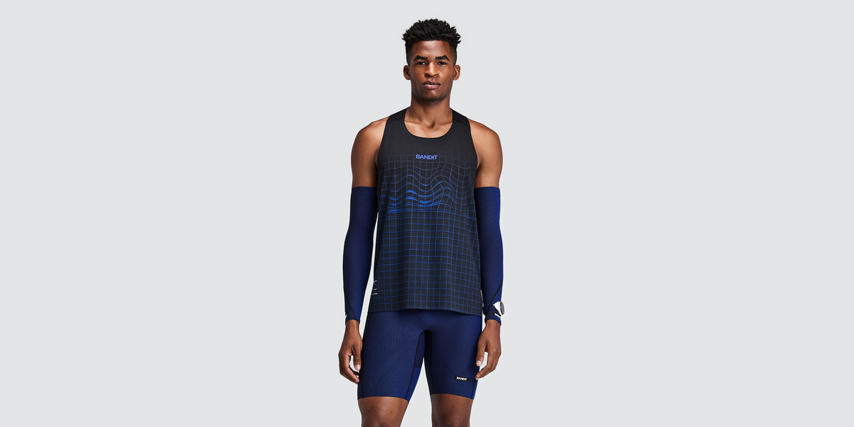 Men's Specter™ Race Singlet with Flopack™ - Bauhaus Blue