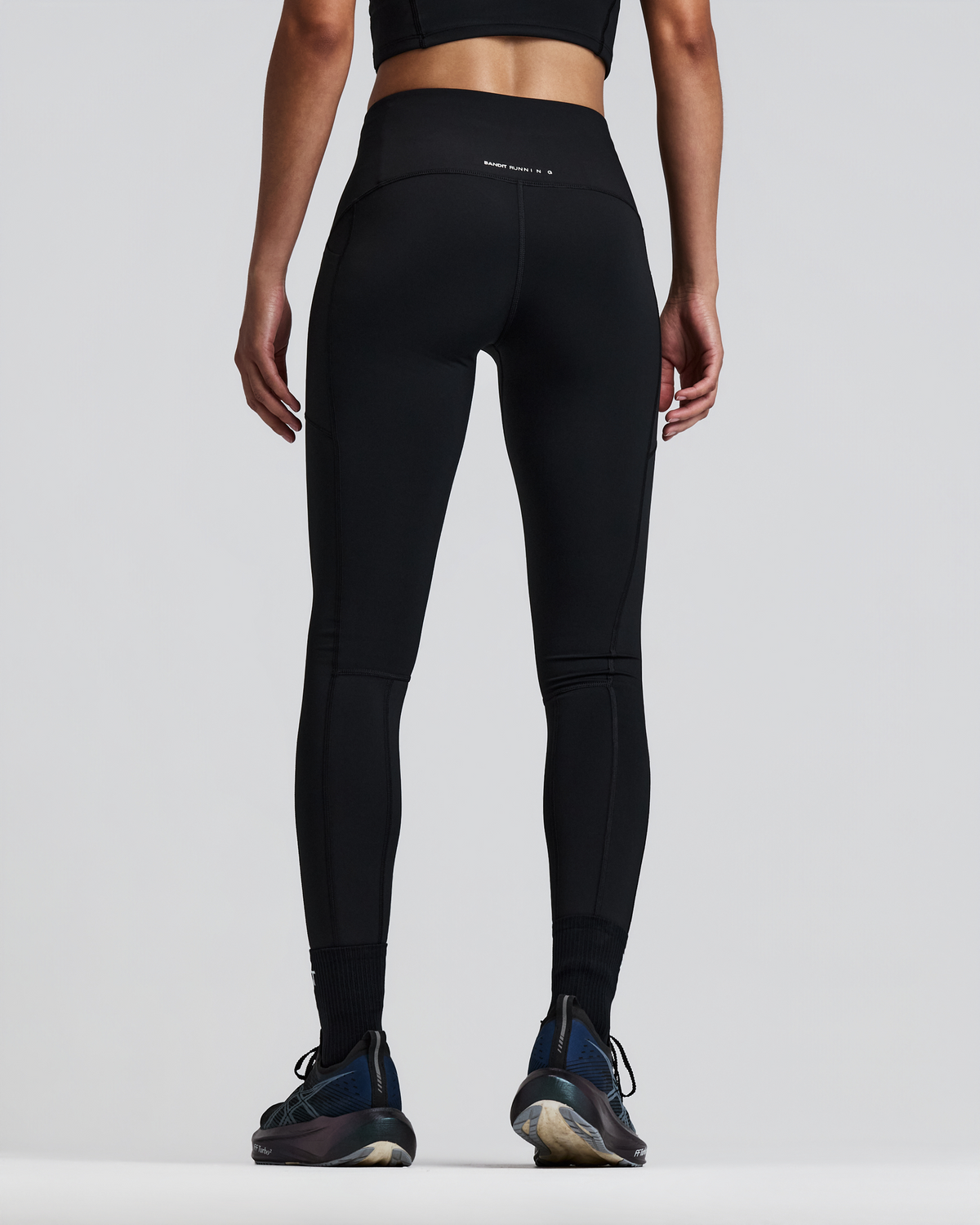 Women's Stamina™ Flatlock High Waist Leggings - Black