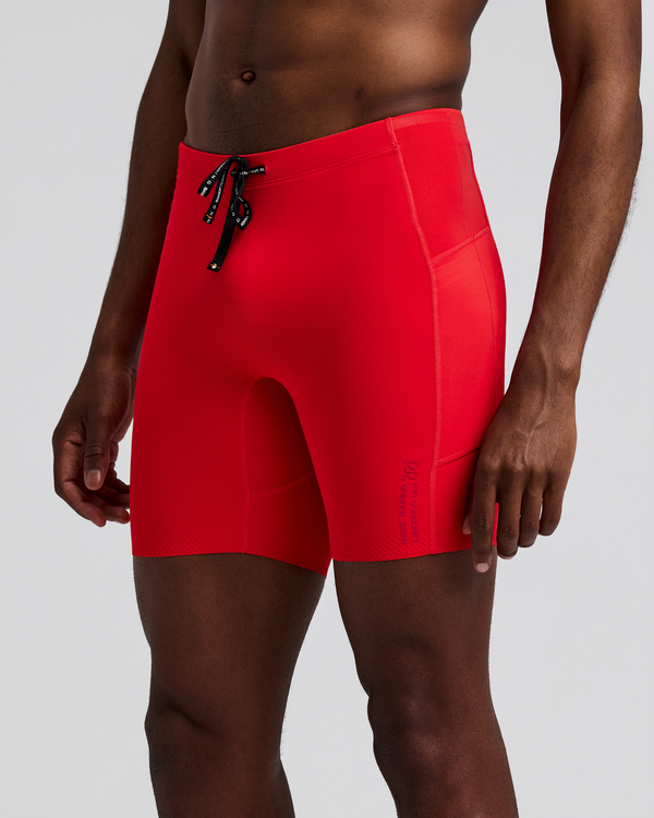 Men's Vanisher™ Quarter Tights - Poppy