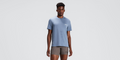 Thumbnail of Men's Micromesh™ Run Tee - Steel Horizon