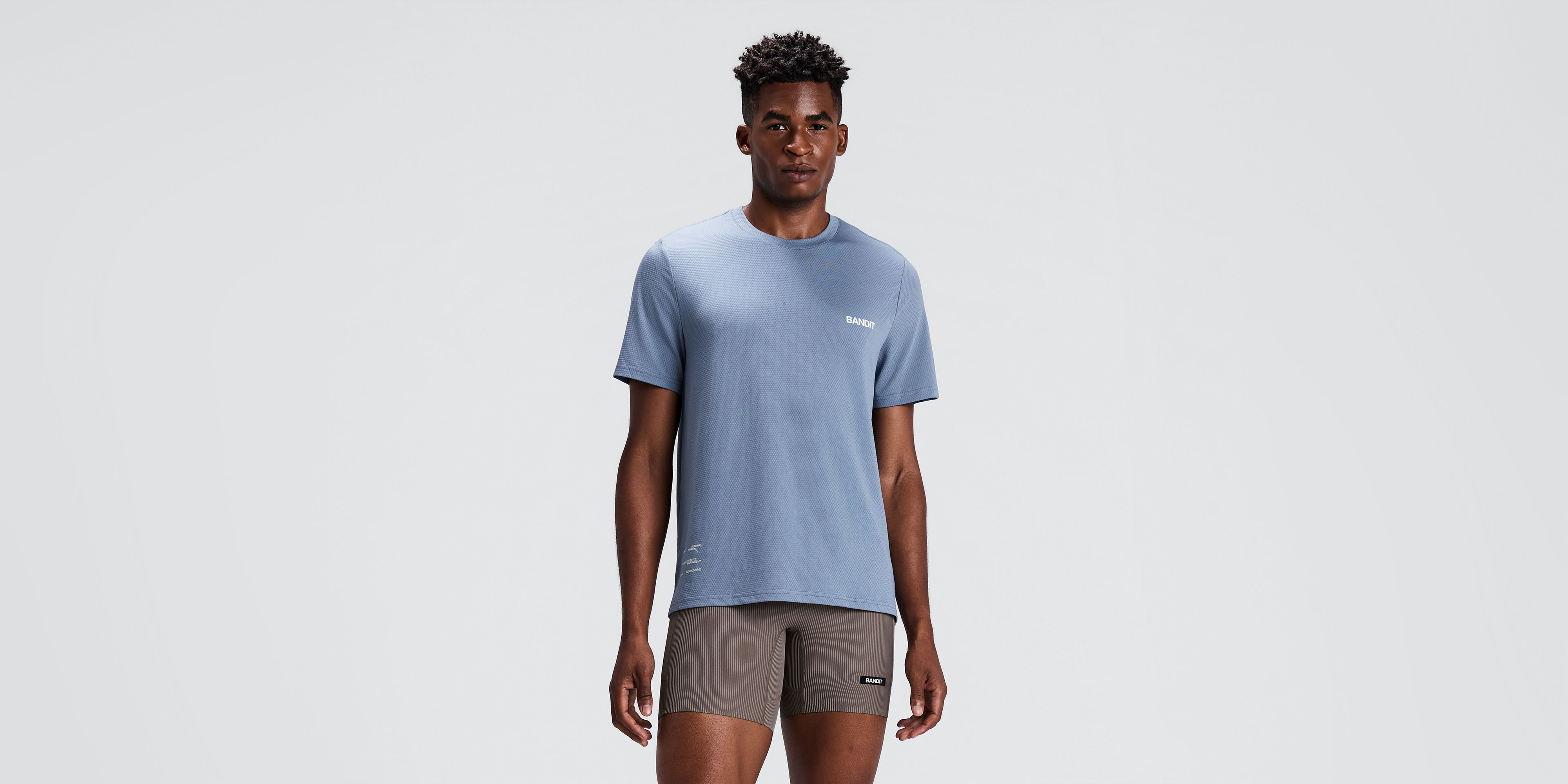 Men's Micromesh™ Run Tee - Steel Horizon