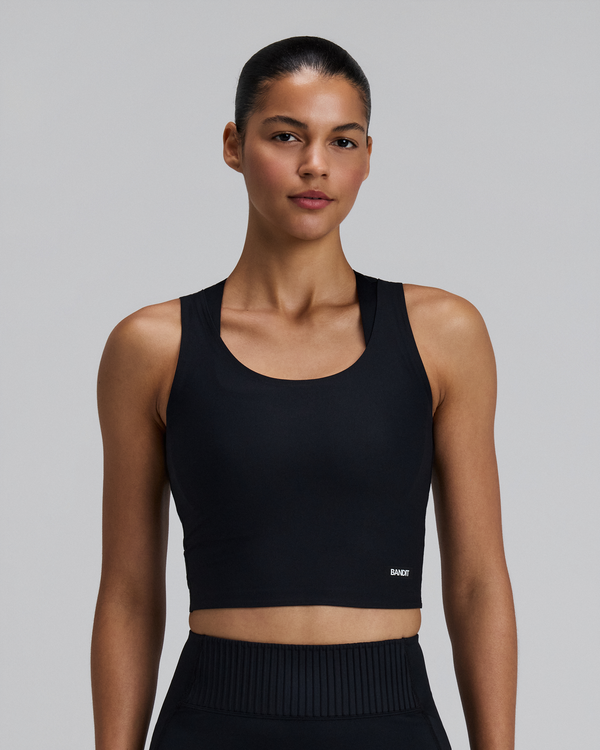 Women's Adapto™ Scoopneck Distance Tank - Black