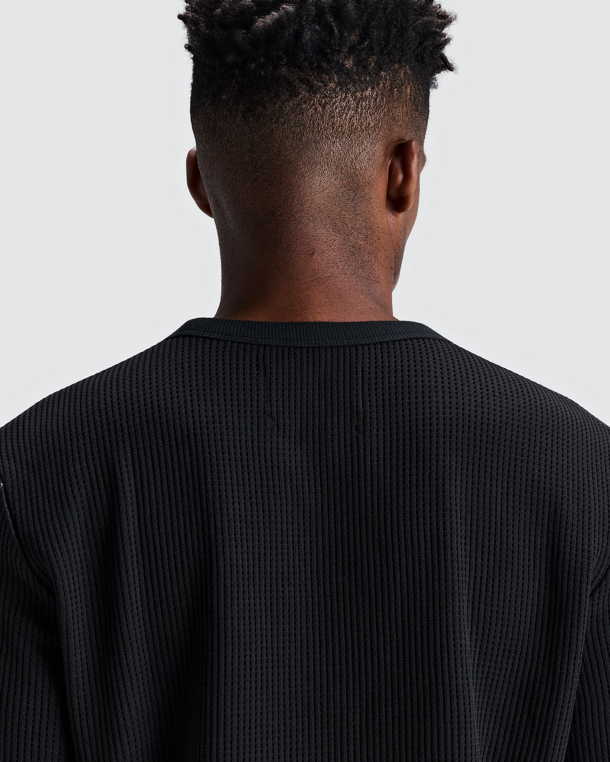 Men's Polartec® Waffle Long Sleeve - Black