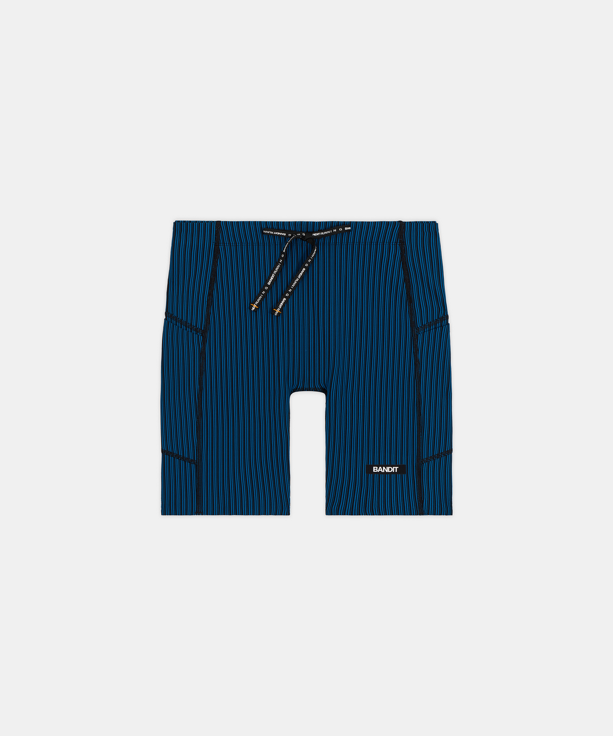 Men's Striped Cadence™ 7 Pocket Lined Quarter Tights - Ink Blue / Black