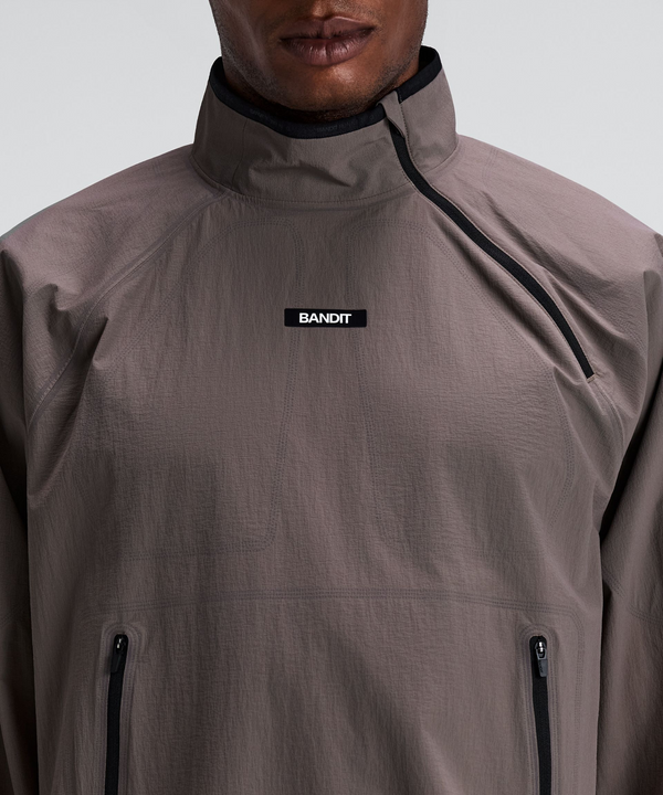 Men's Hitaishō™ Asymmetric Zip Pullover - Cocoa