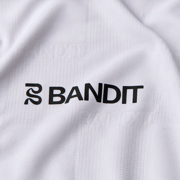 Bandit Cheque Jacquard Long Sleeve - Unisex, White