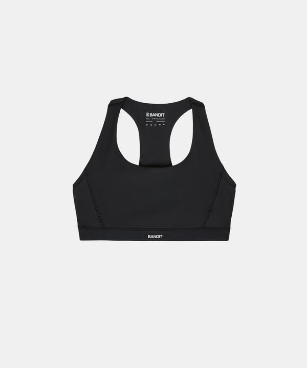 Women's Cadence™ Scoop Neck Run Bra - Black