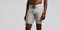 Thumbnail of Men's Striped Cadence™ Half Tights - Plaster / Slate