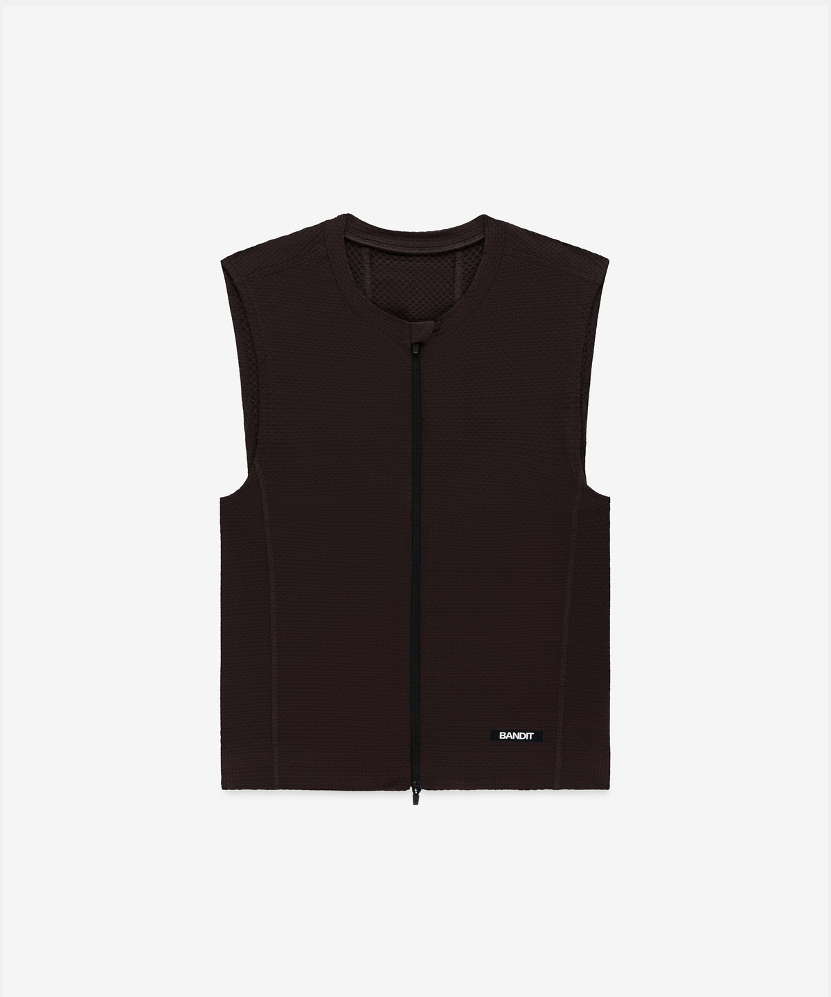 Men's AirKnit™ Distance Sleeveless Zip - Espresso