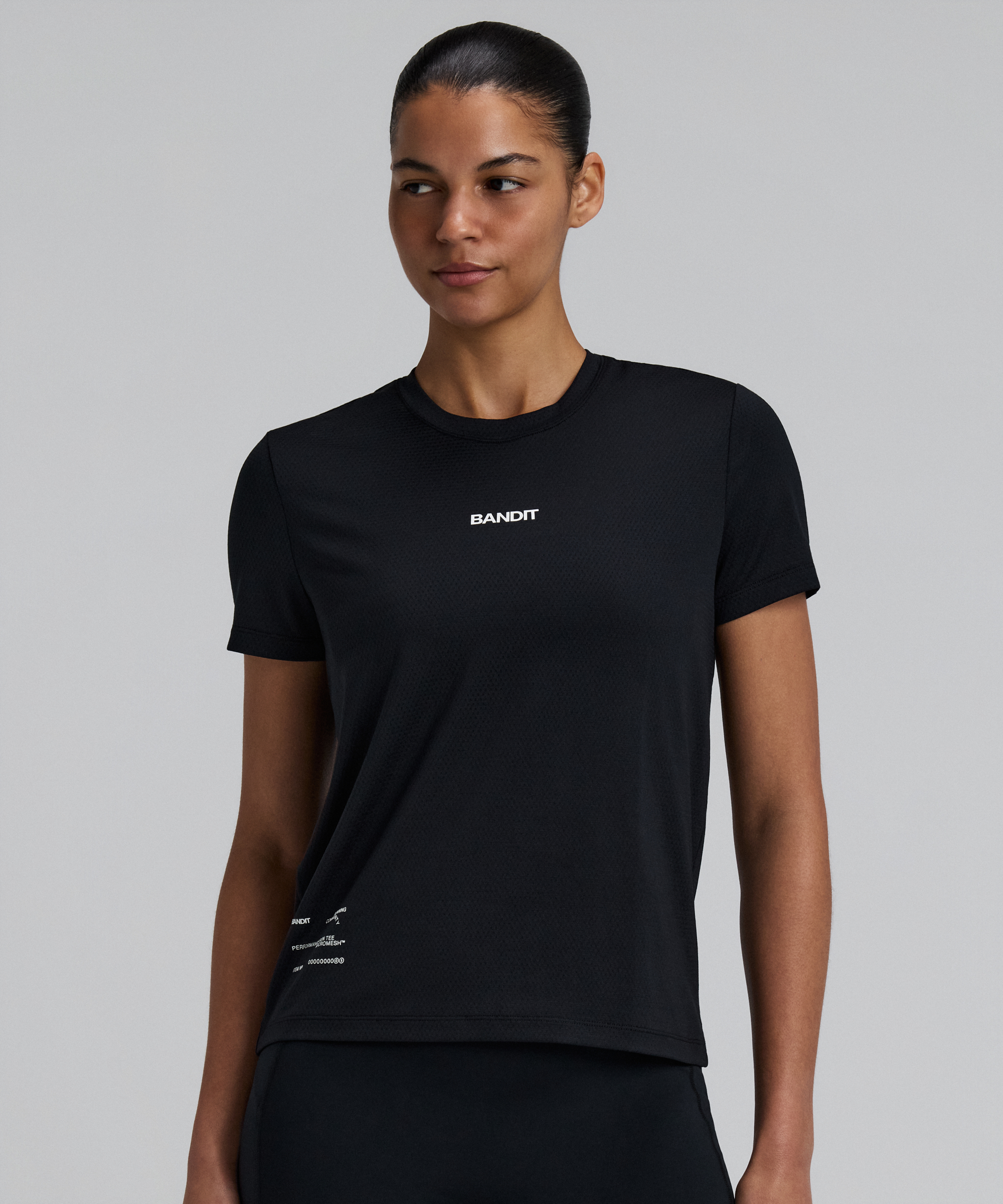 Women's Micromesh™ Run Tee - Black
