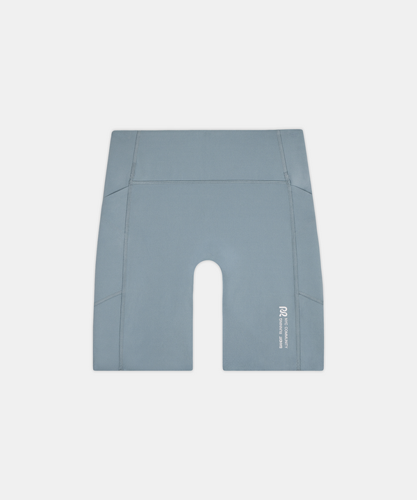 Women's Stamina-V™ High Waist 7" Compression Short - Tranquil Blue