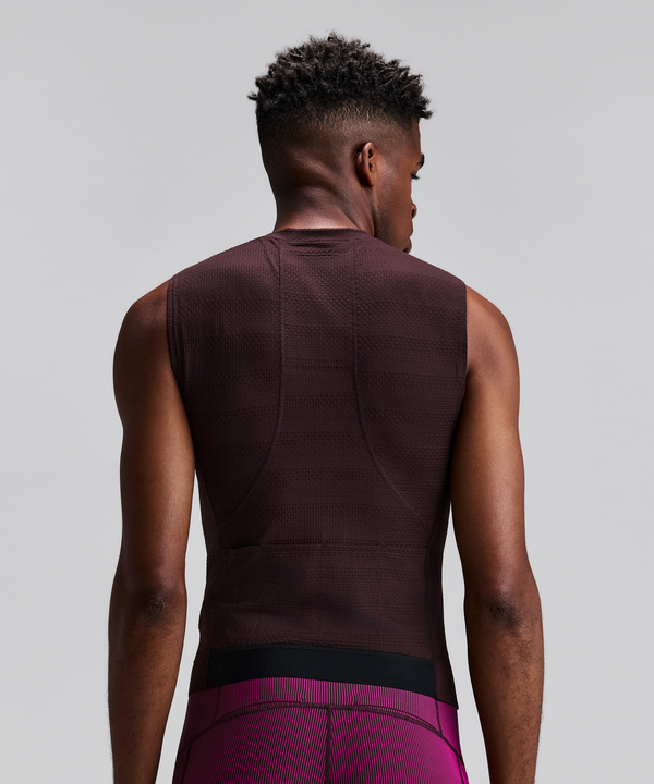 Men's AirKnit™ Distance Sleeveless Zip - Espresso
