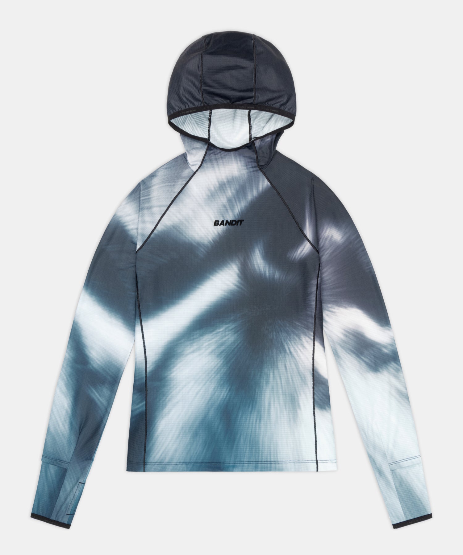 Women's AuraGrid™ Hooded Performance Top - Storm Multi