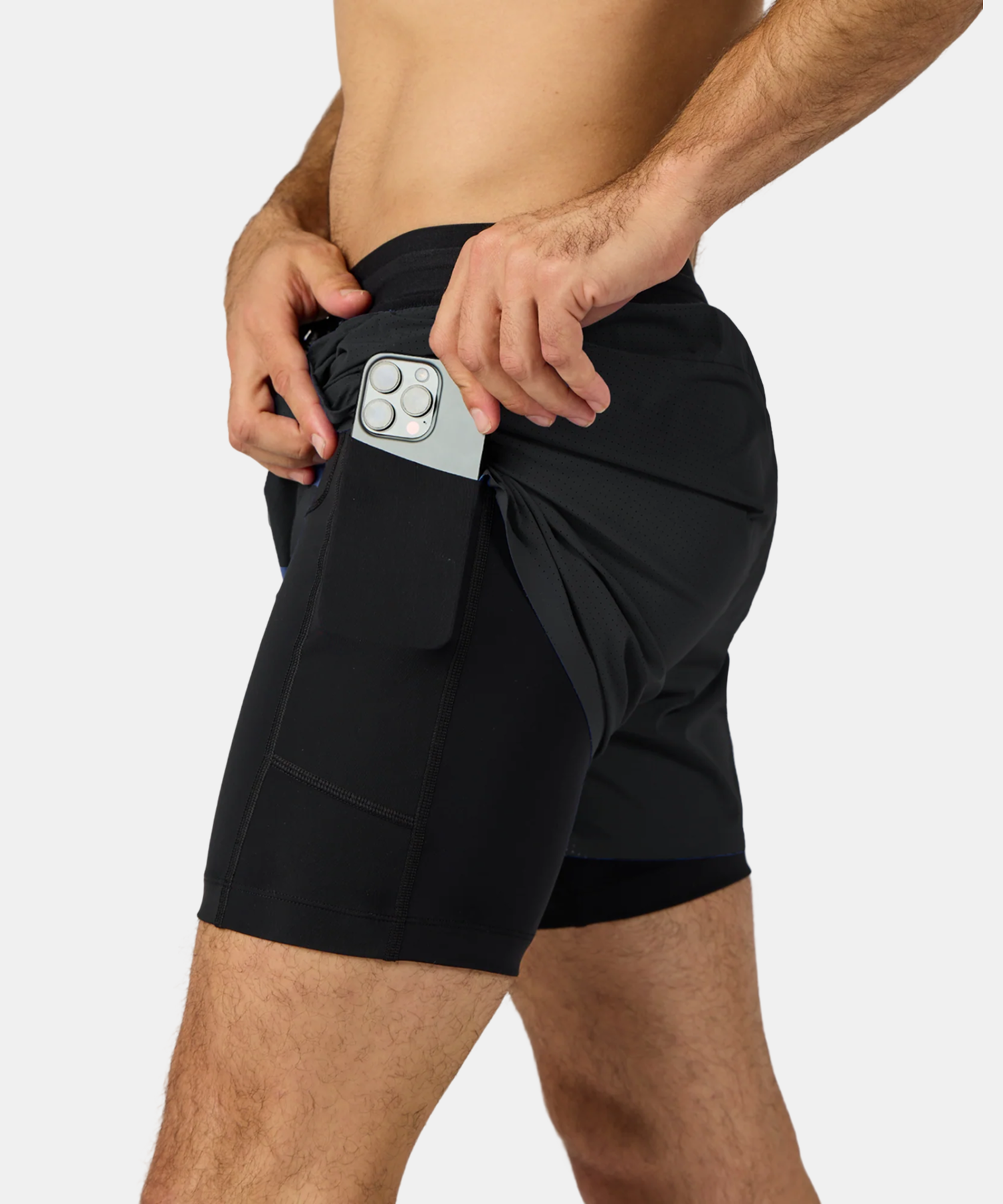 Men's Vento™ 5" Run Short - Black