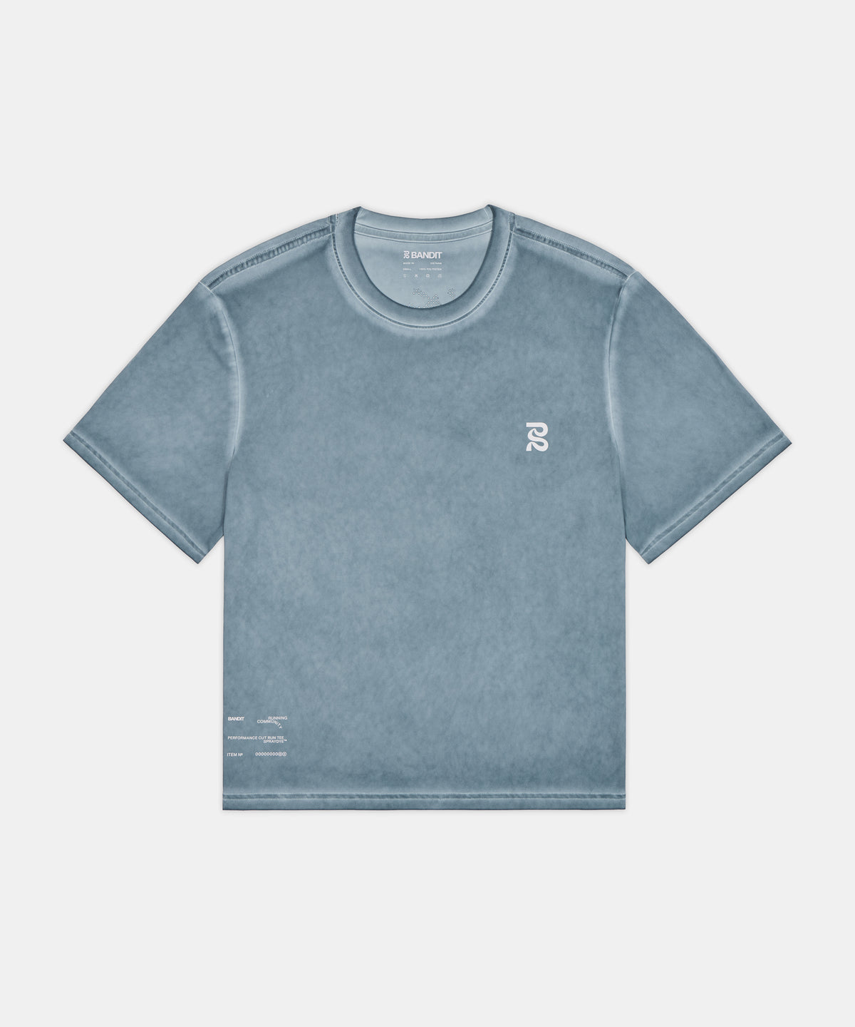 Men's FrioSoft™ Performance Box Tee - Tranquil Blue SaltFade™