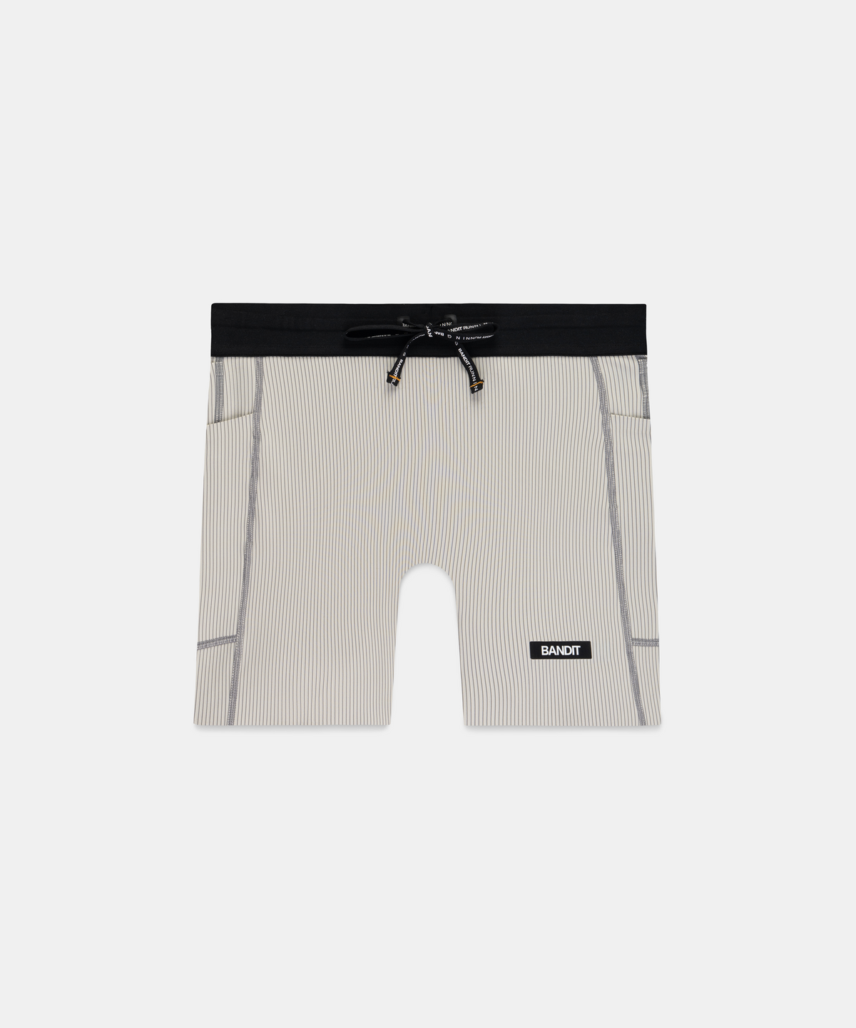 Women's Striped Cadence™ 5" Compression Shorts - Plaster / Slate