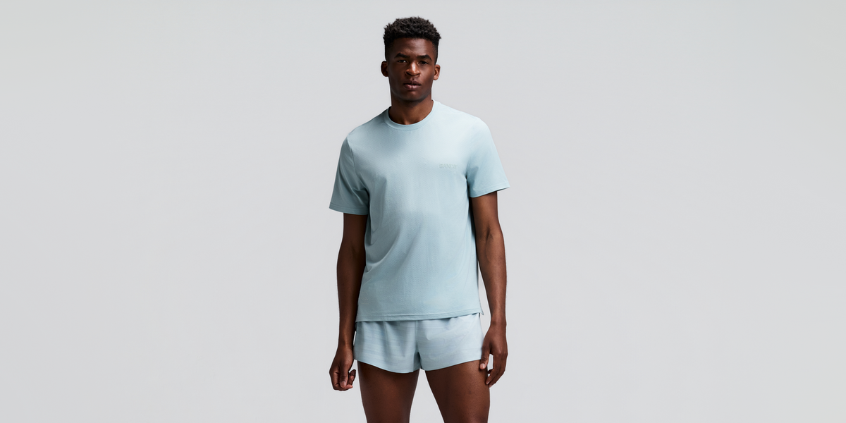 Men's Micromesh™ Short Sleeve Run Tee - Lagoon