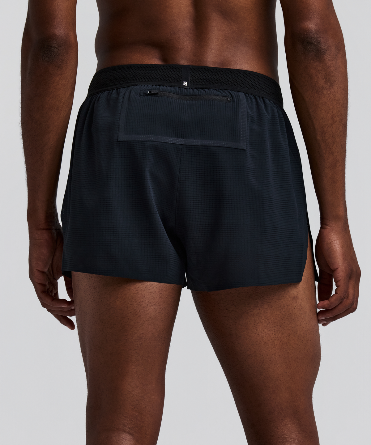 Men's CoolGrid™ 3" Split Short - Black