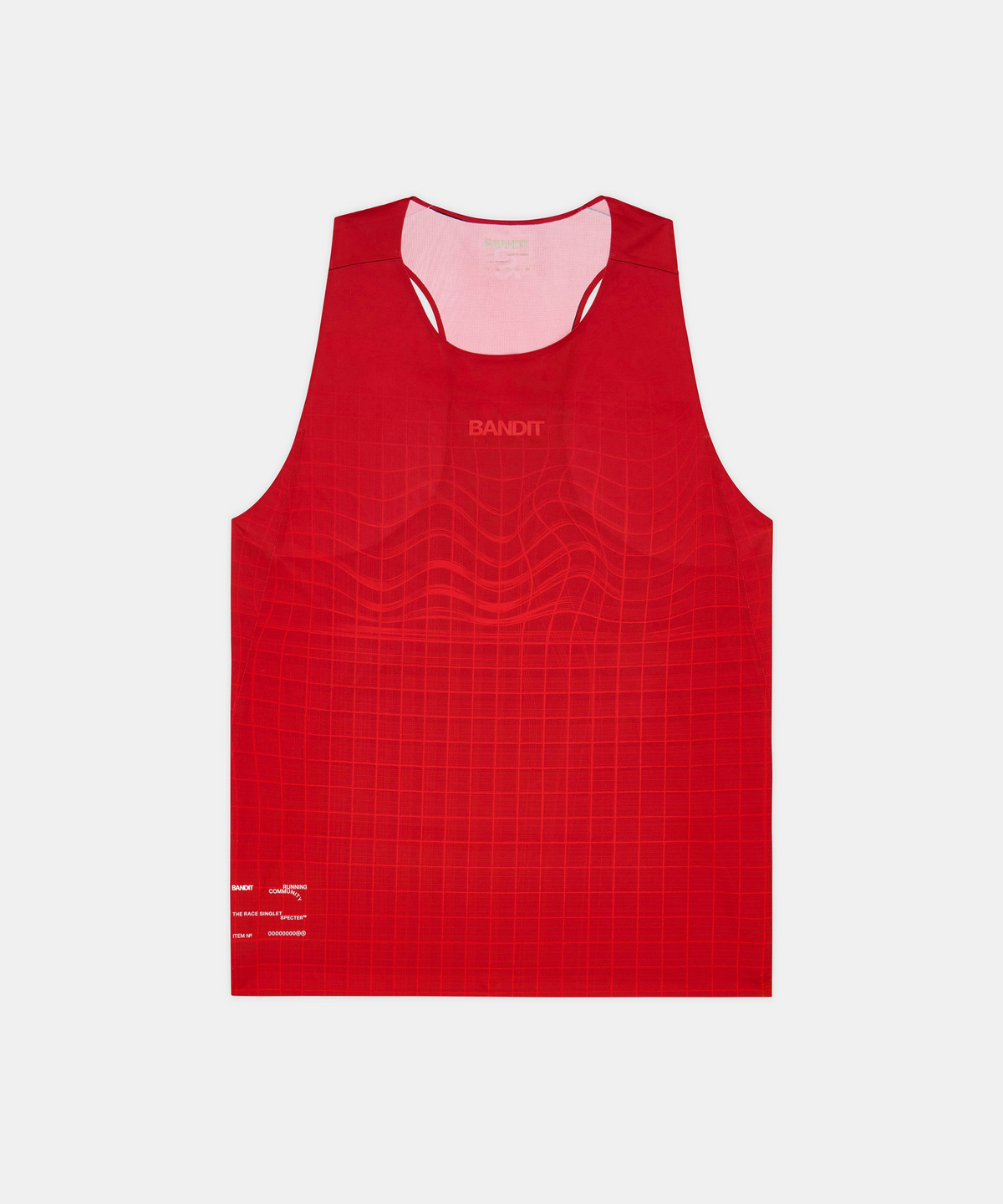 Men's Specter™ Race Singlet with Flopack™ - Oxide Red
