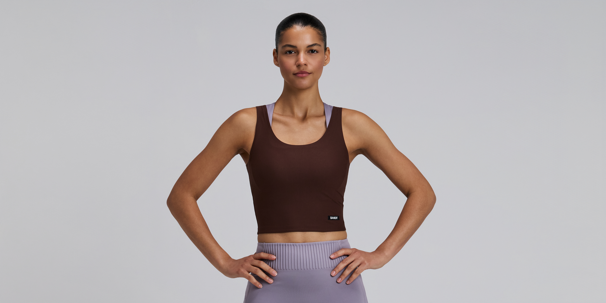 Women's Adapto™ Scoopneck Distance Tank - Cacao