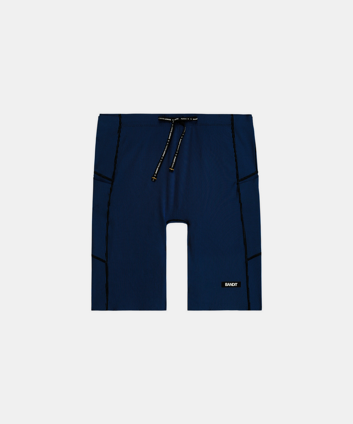 Men's Striped Cadence™ Half Tights - Black / Bauhaus Blue